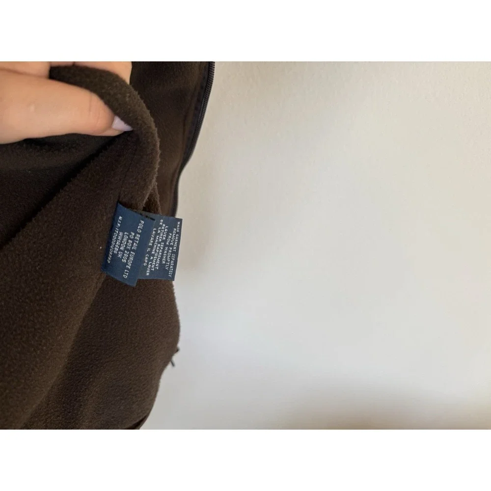 Vintage polo ralph lauren brown puffer jacket‎ Size L Retro Y2K Men's
